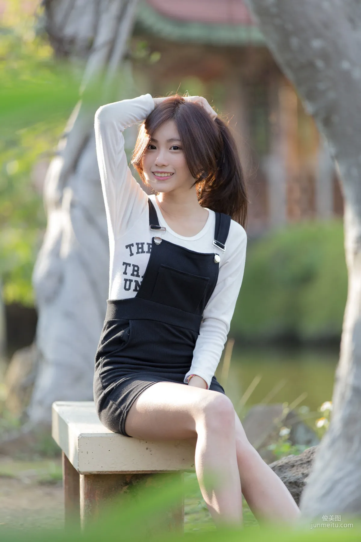 Zhang Chushan, Taipei Zhongshan Station McDonald's, School Beauty Goddess Park Fresh Outdoor Shoot Photo Set photo 35