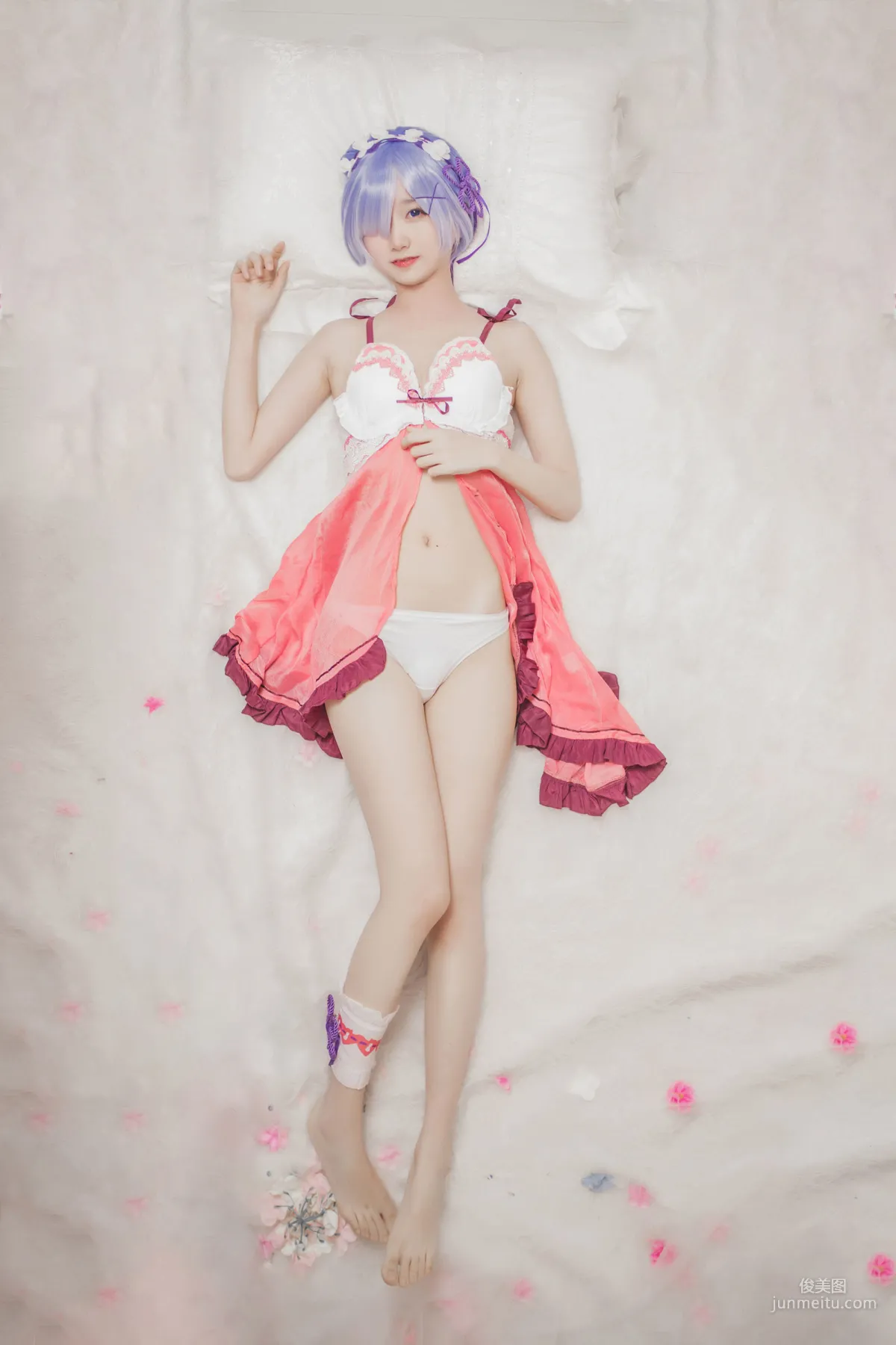 Mu Mianmian OwO Rem Pajamas [COSER Beauty] Photo Set photo 21