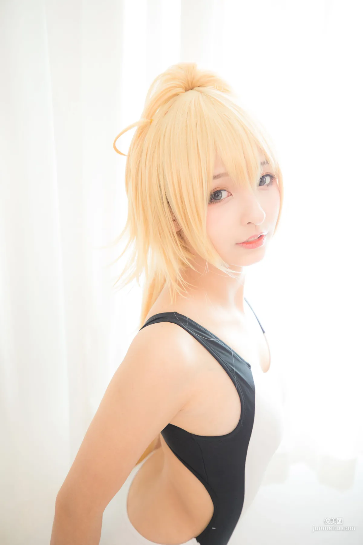 Kagurazaka Mafuyu Jeanne Swimsuit [Cosplay Girl] Photo Set photo 16