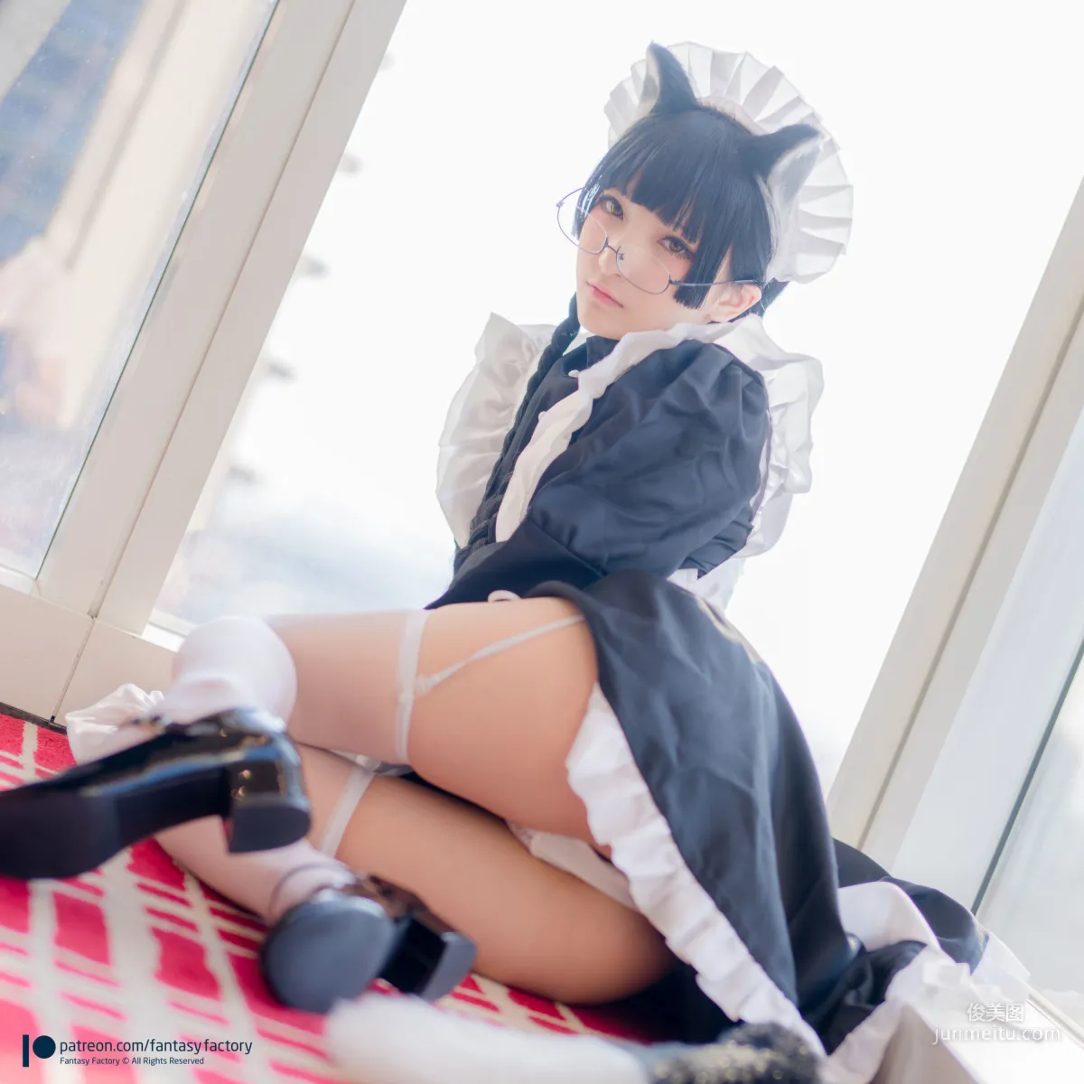 COSER小丁《黑猫女仆》 [Fantasy Factory] 写真集11