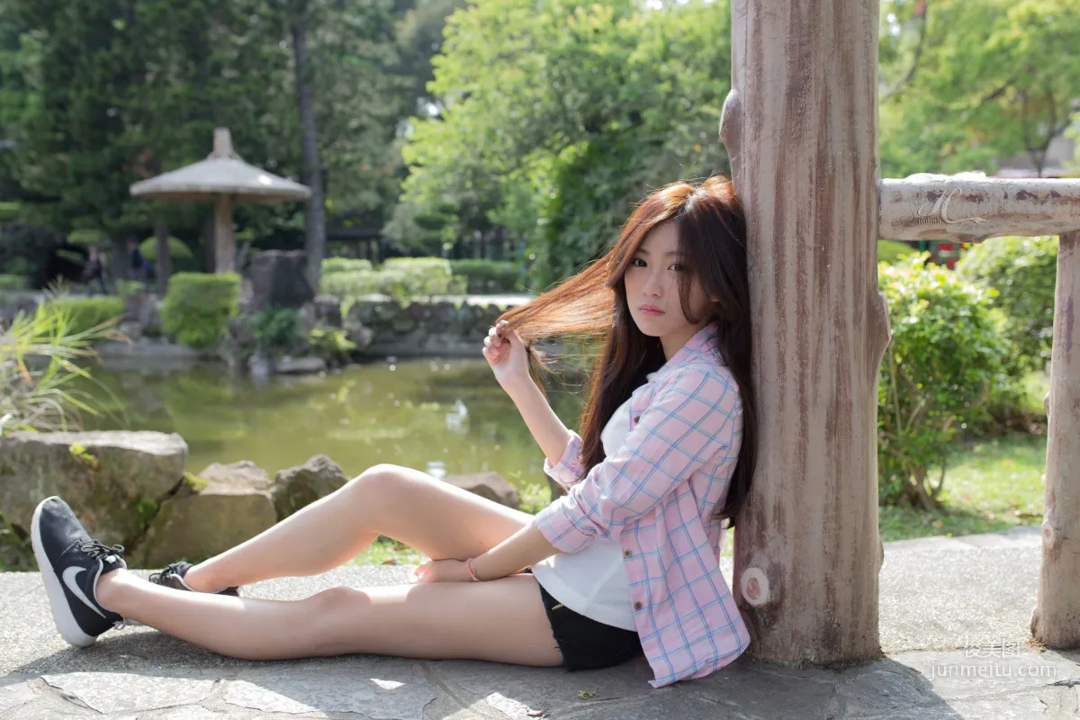 Zhang Chushan, Taipei Zhongshan Station McDonald's, School Beauty Goddess Park Fresh Outdoor Shoot Photo Set photo 51
