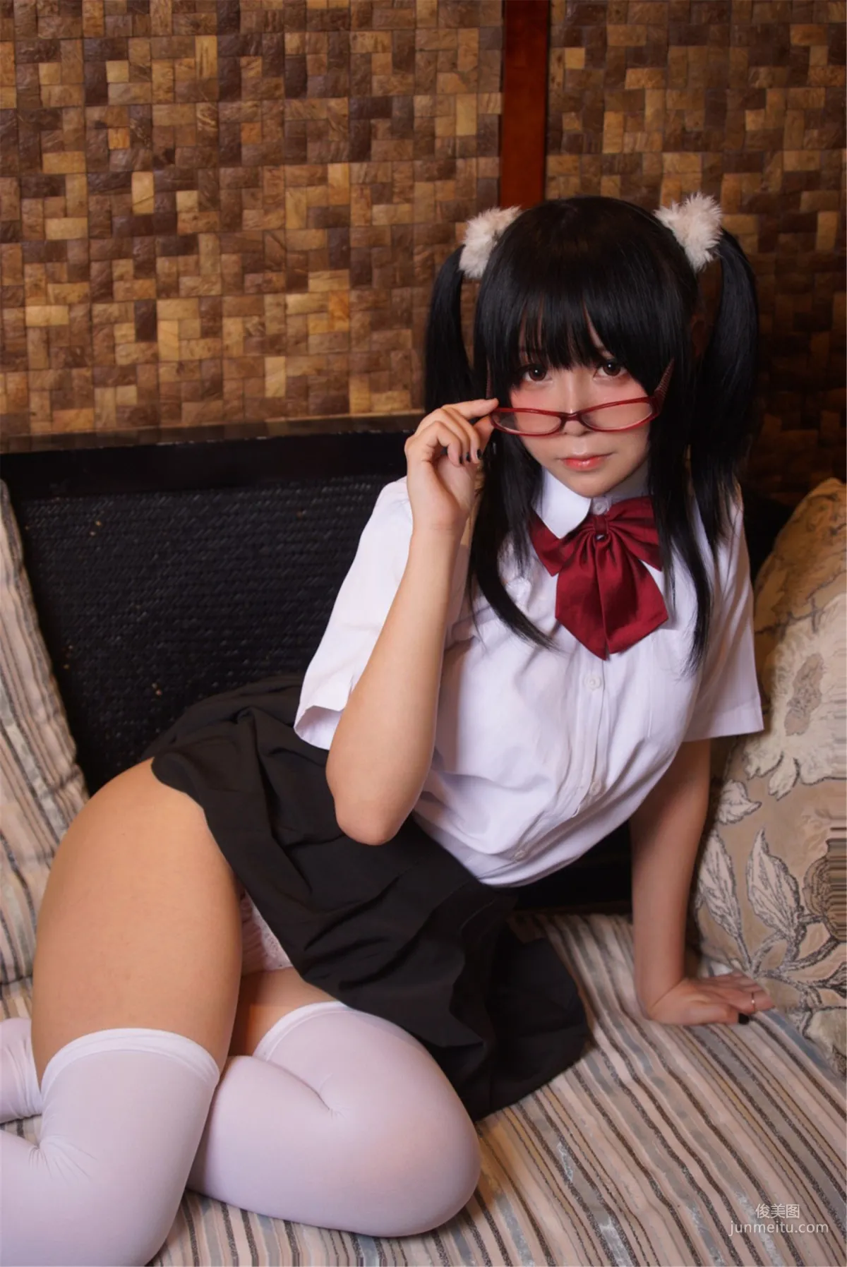 COSER Baiyin 81 & Yao Yaole, Sisters Silk Seduction [Cosplay Bonus] Photo Set photo 41