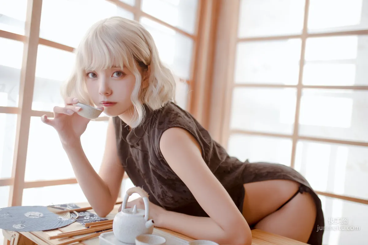 Mu Mianmian OwO 'Witch Qipao & Little Wild Girl' [Web Idols] Photo Set photo 23