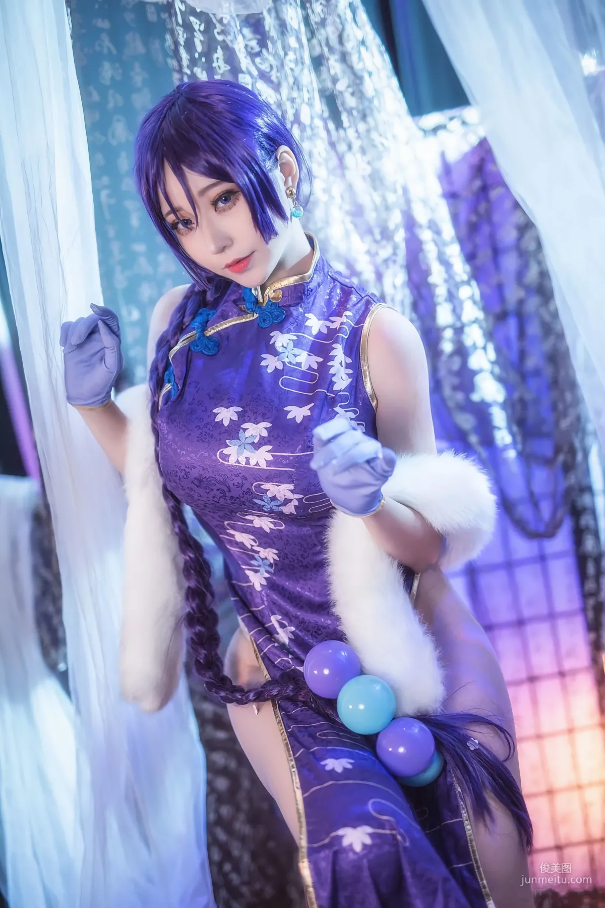 Mengmei Junye tako, FGO Nai Guang Cheongsam [COSPLAY Fan Benefits] Photo Set photo 16