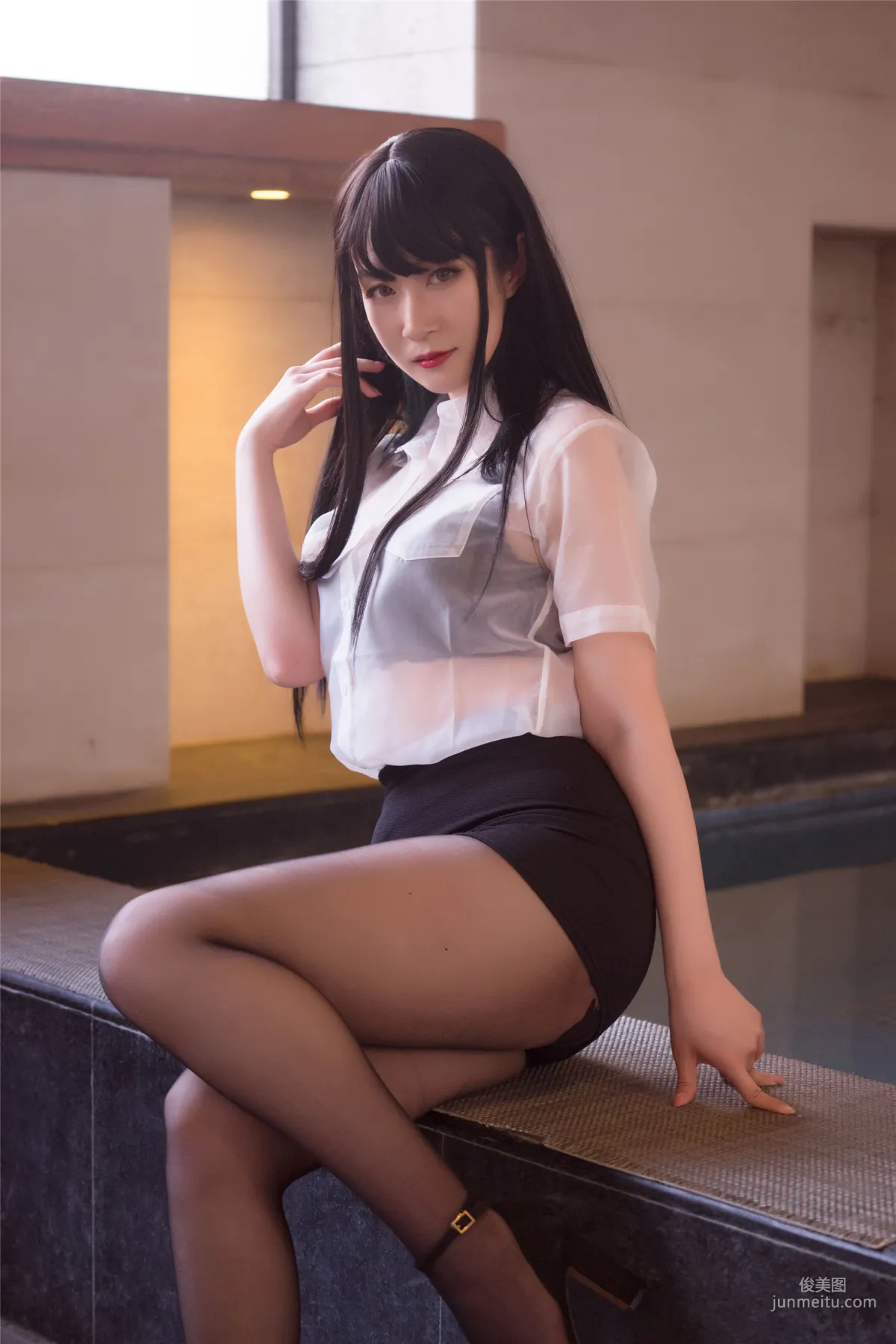 COSER Baiyin 81 & Yao Yaole, Sisters Silk Seduction [Cosplay Bonus] Photo Set photo 92