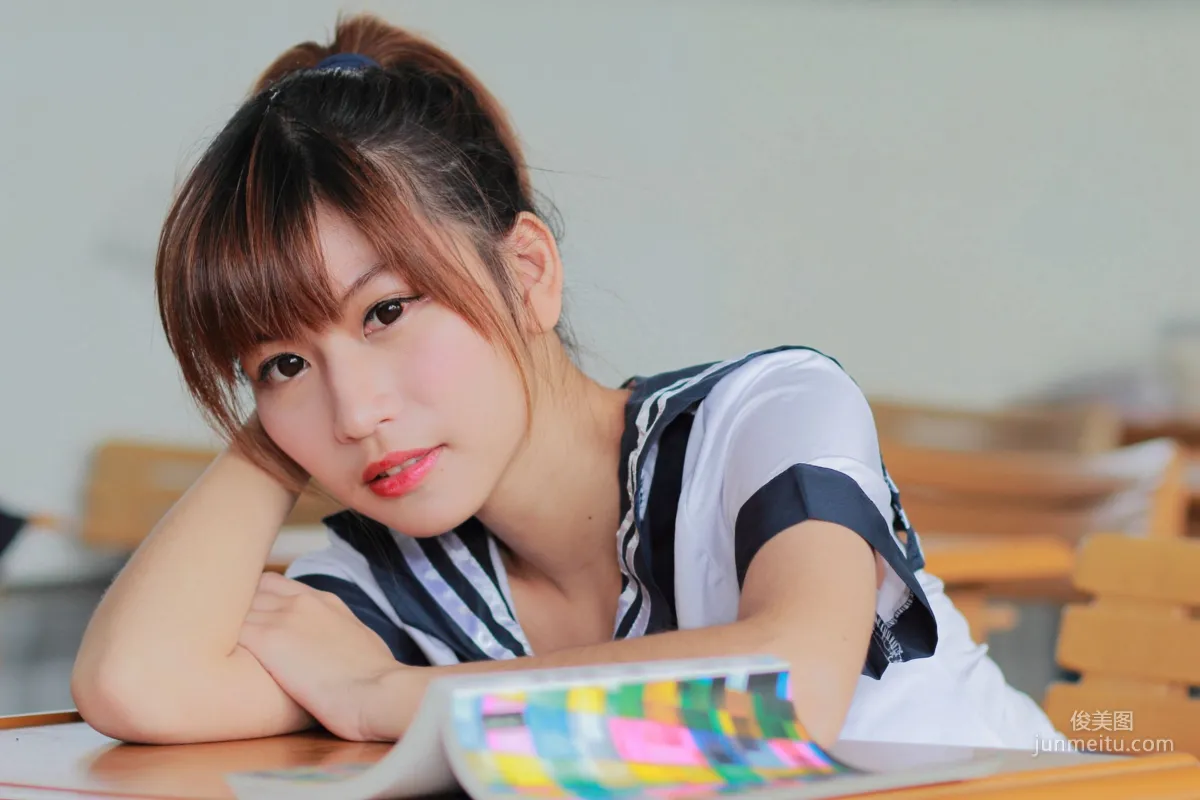 Uniform Girl Lin Wendi [Taiwan Beauties] Photo Set photo 16
