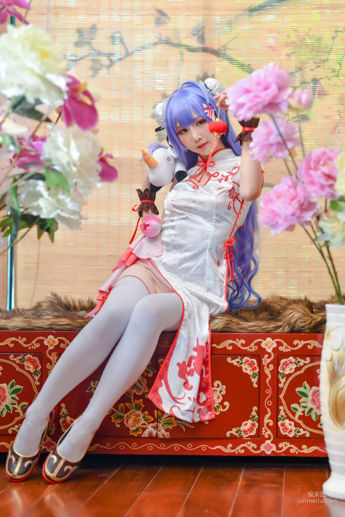 面饼仙儿《旗袍COS》 [福利COSPLAY] 写真集12
