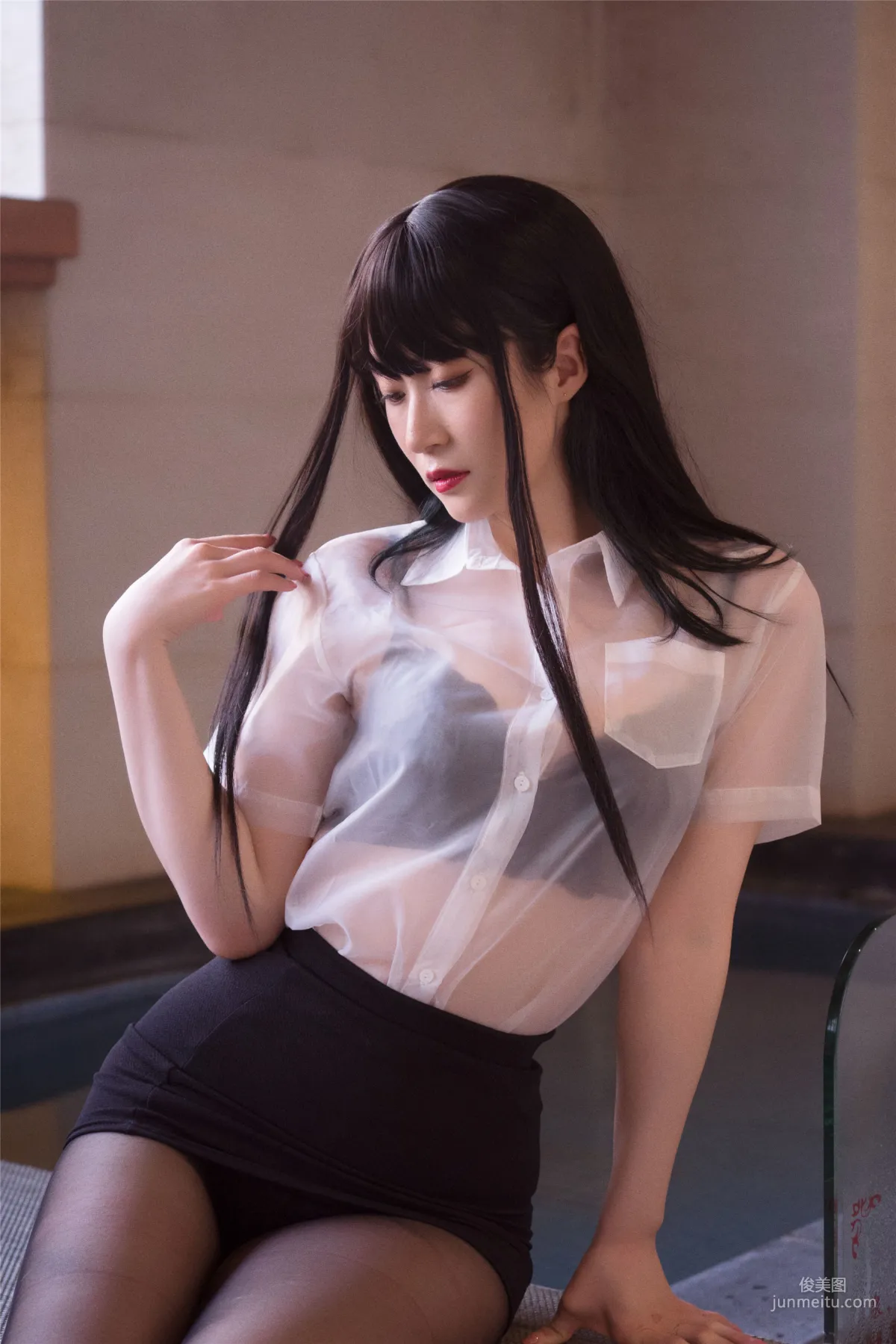 COSER Baiyin 81 & Yao Yaole, Sisters Silk Seduction [Cosplay Bonus] Photo Set photo 91
