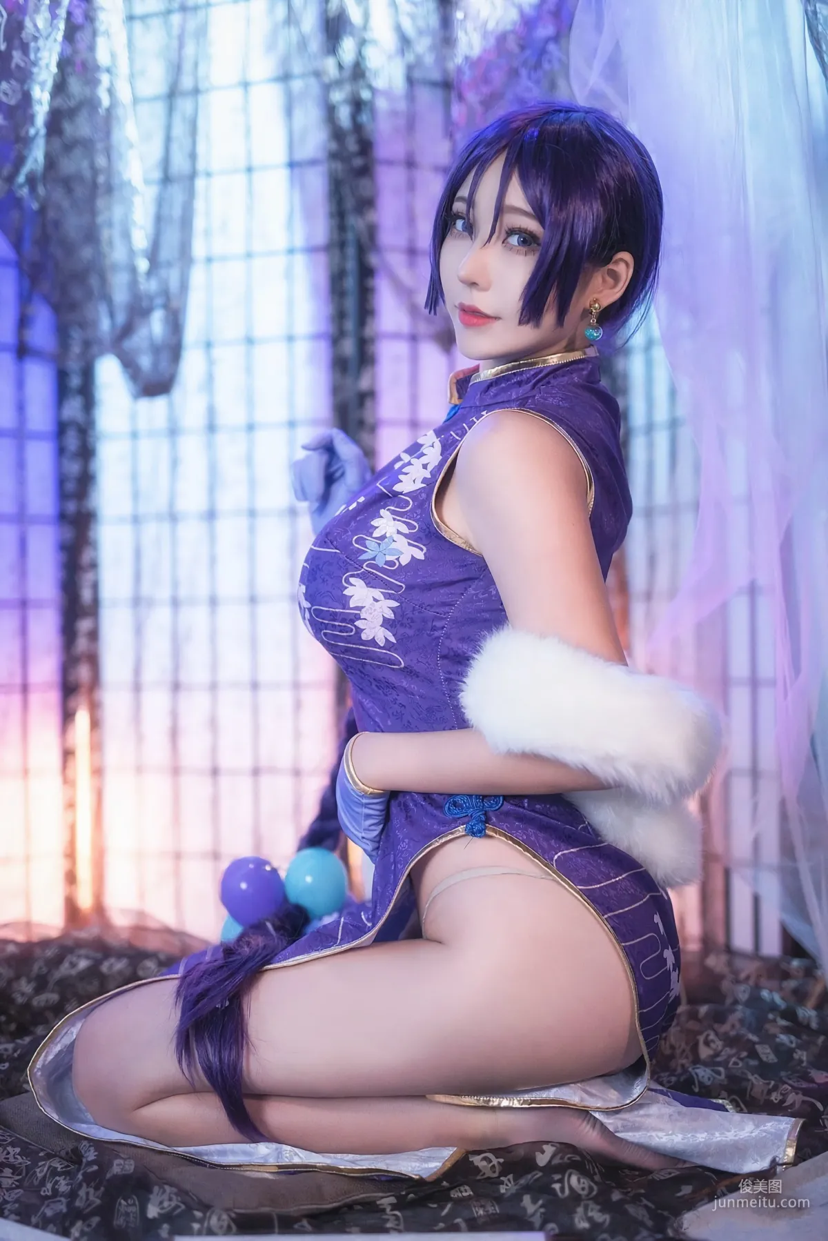 Mengmei Junye tako, FGO Nai Guang Cheongsam [COSPLAY Fan Benefits] Photo Set photo 19