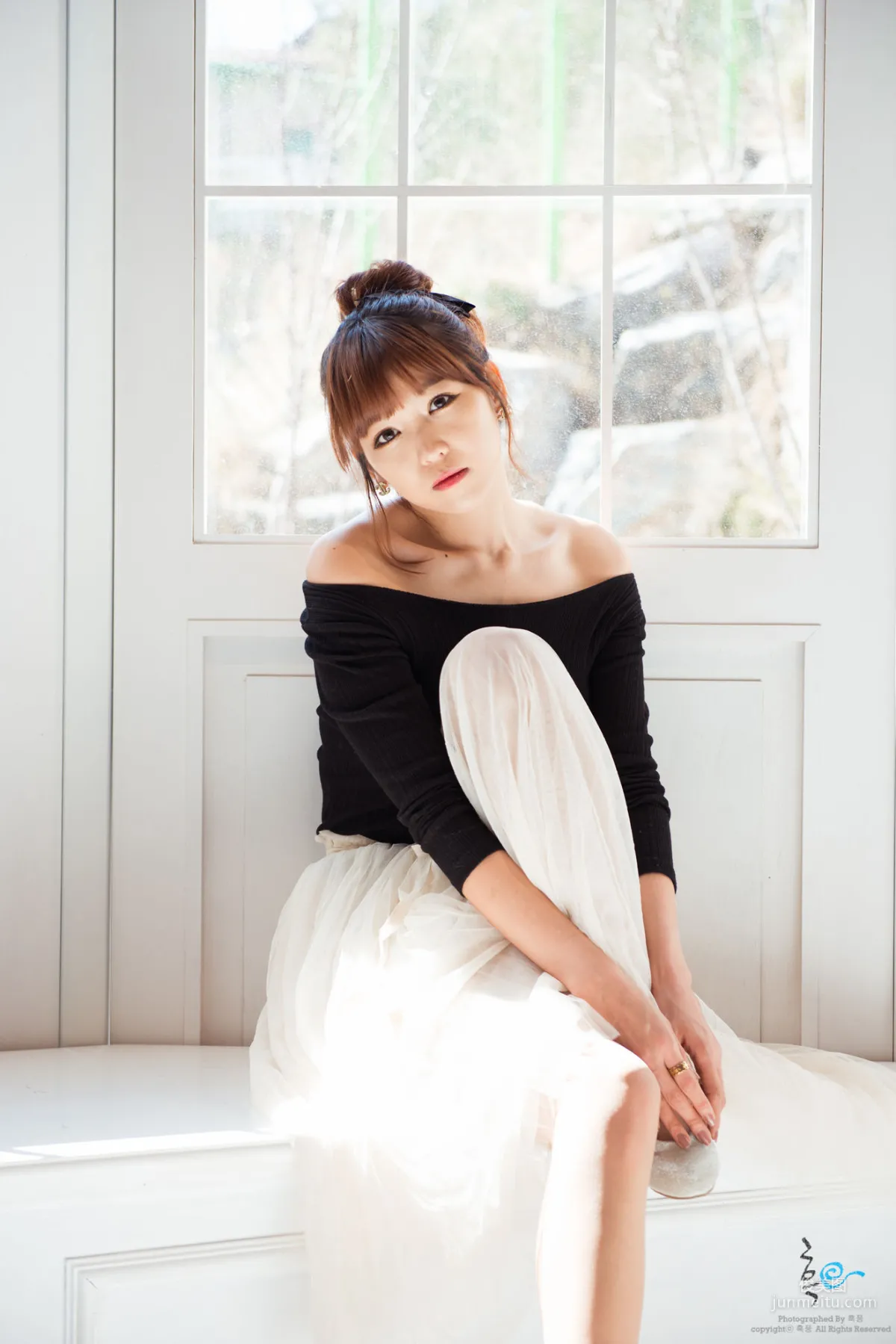 [韩国美女] 李恩慧《白色淑女长裙》 写真集2