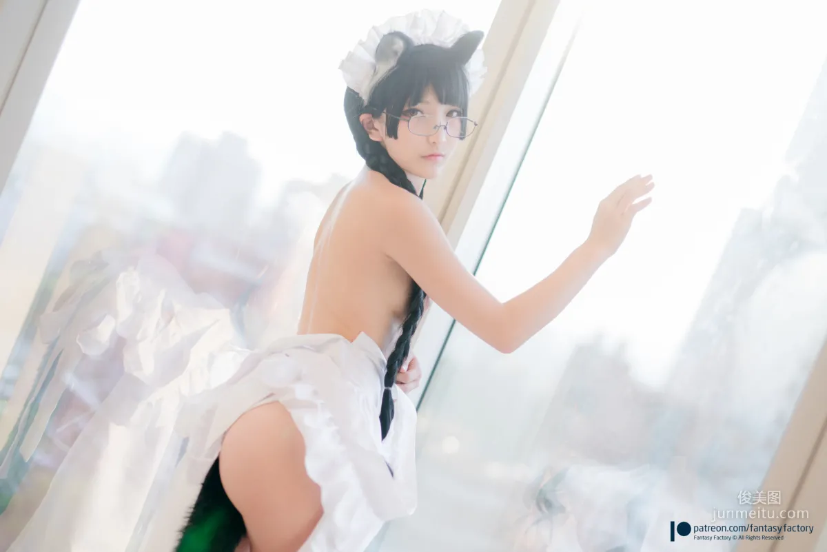 COSER小丁《黑猫女仆》 [Fantasy Factory] 写真集46