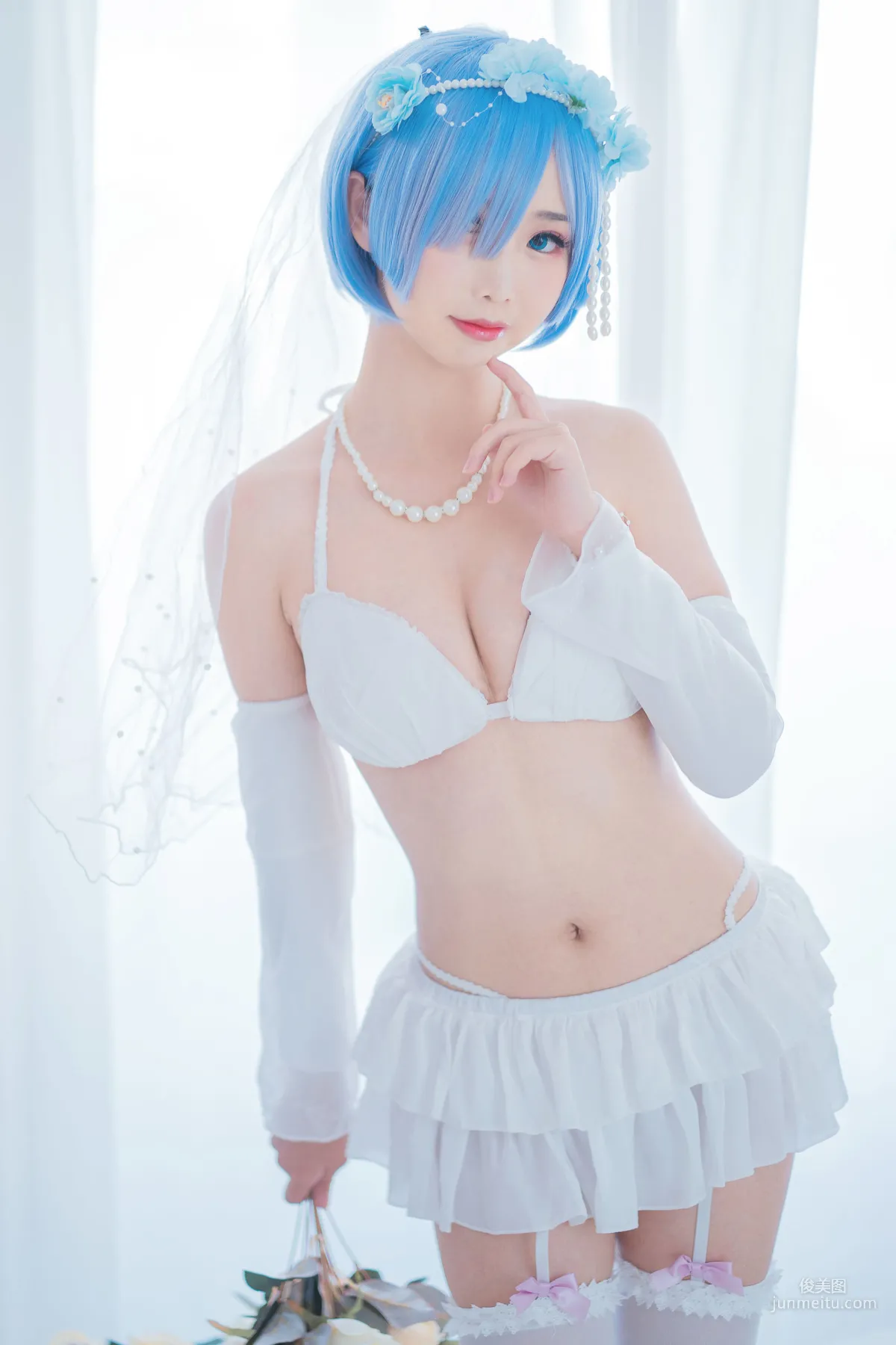 Mianbing Xianer Bride Rem [Cosplay] Photo Set photo 15