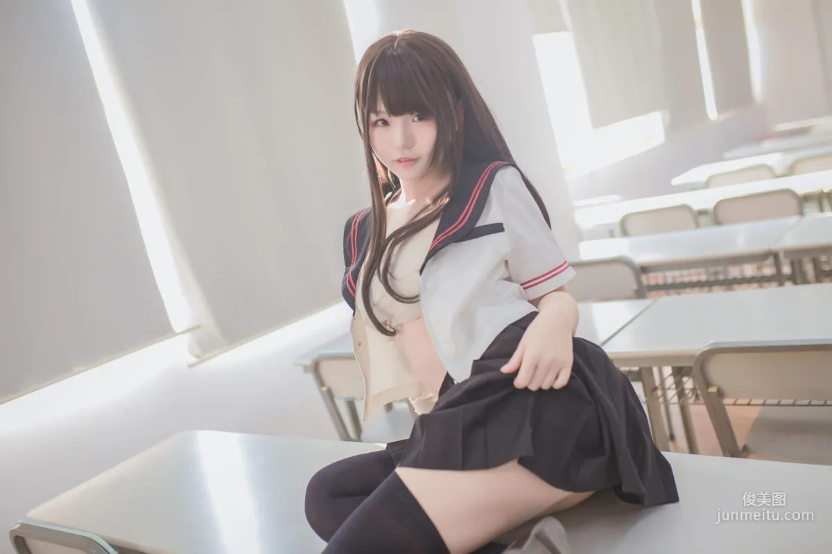 Yoko宅夏Cos《黑絲JK》 [COSPLAY美女] 寫真集 13