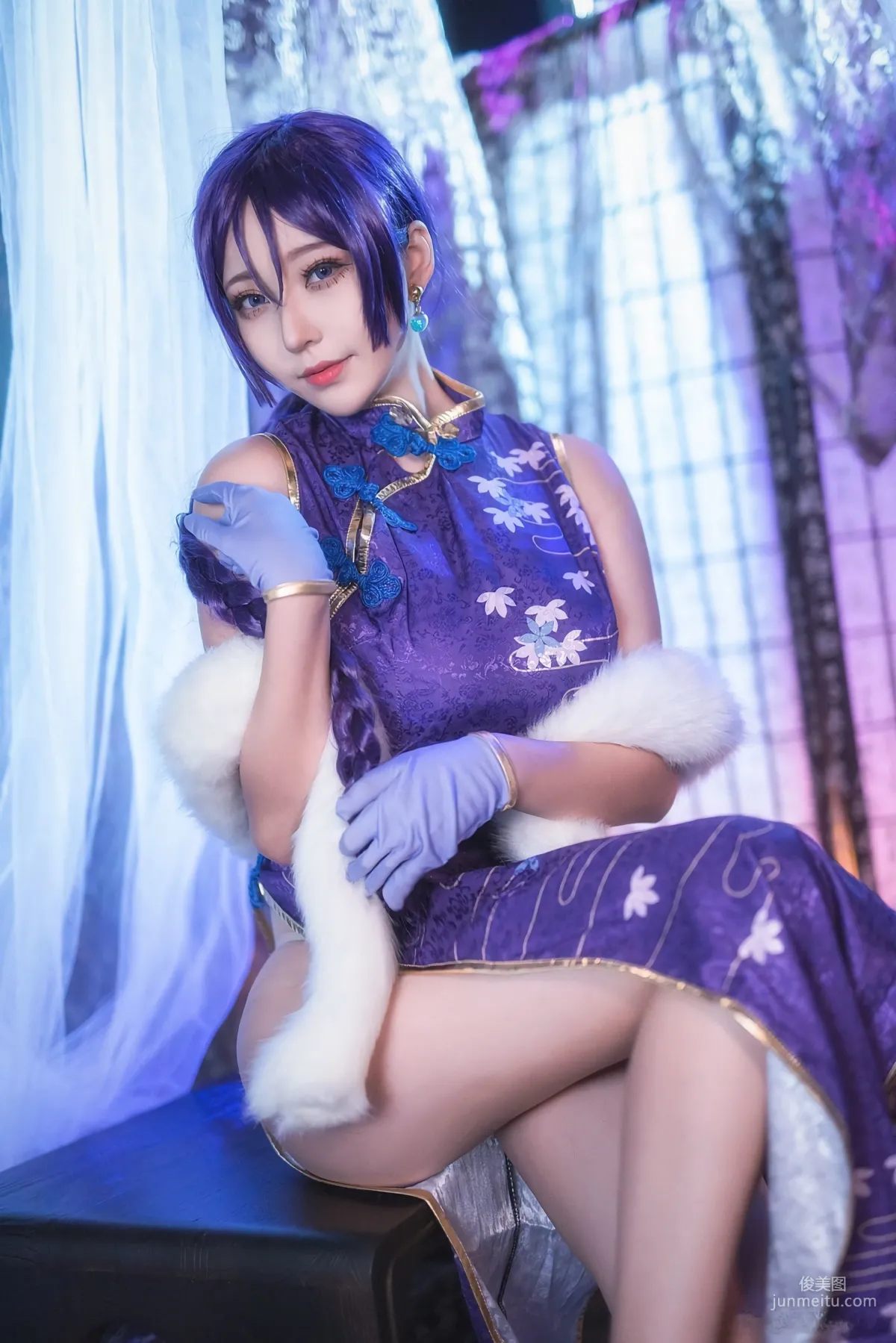 Mengmei Junye tako, FGO Nai Guang Cheongsam [COSPLAY Fan Benefits] Photo Set photo 18