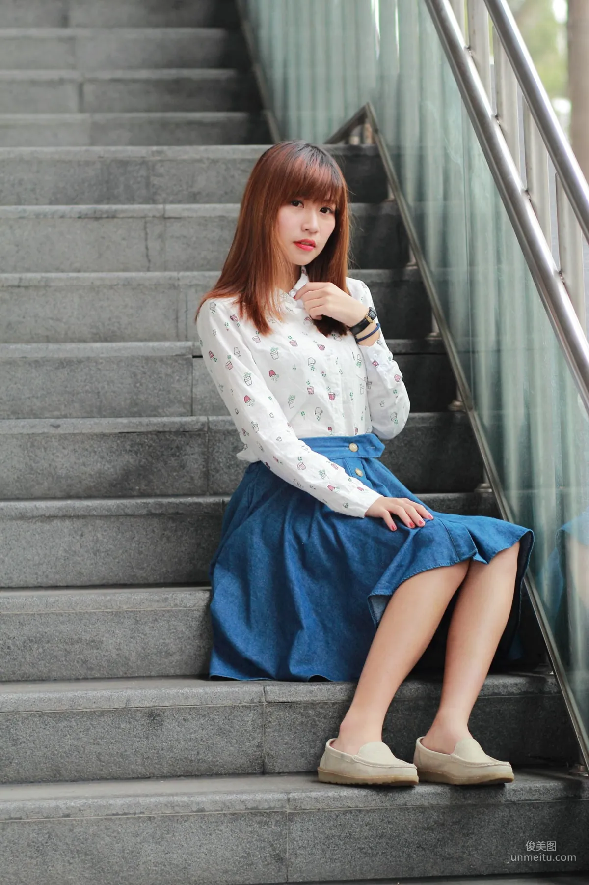 Uniform Girl Lin Wendi [Taiwan Beauties] Photo Set photo 6