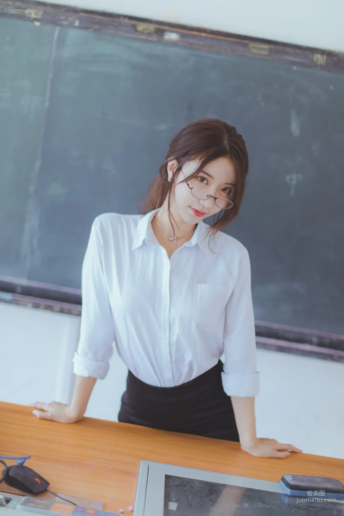 COSER黑川《黑丝教师》  [COSPLAY福利] 写真集23