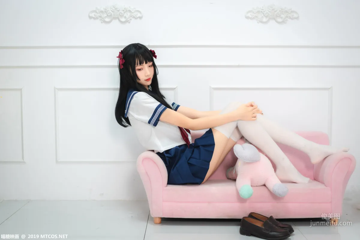 《藍白水手服少女》 [喵糖映畫] VOL.012 寫真集 20