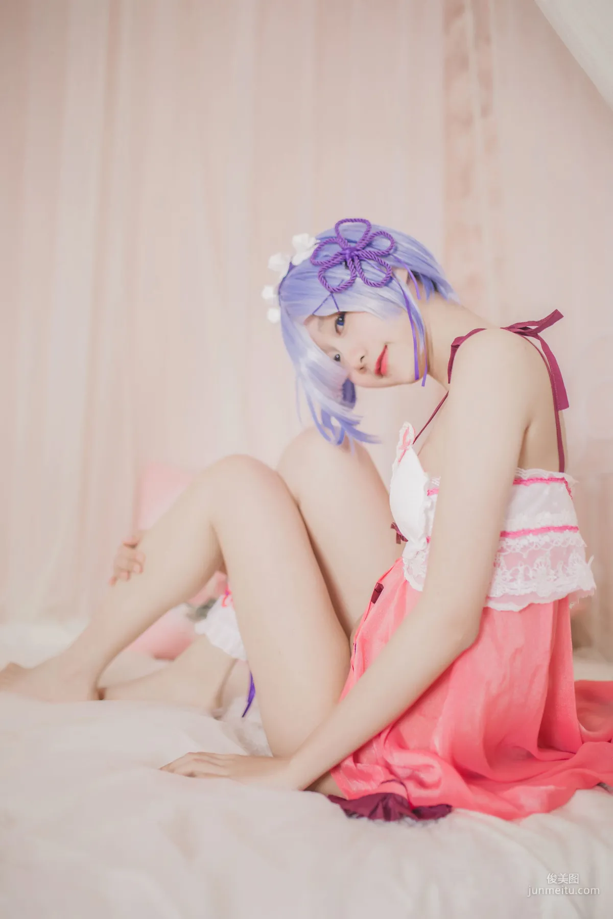 Mu Mianmian OwO Rem Pajamas [COSER Beauty] Photo Set photo 24