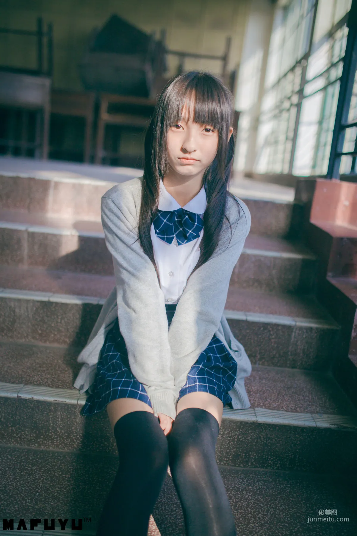 Shenle Banzhen Dong, Sunny School Uniform Series [COSPLAY Beauty] Photo Set photo 16