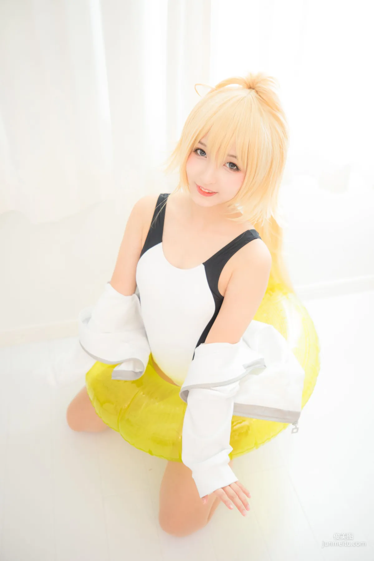 Kagurazaka Mafuyu Jeanne Swimsuit [Cosplay Girl] Photo Set photo 6