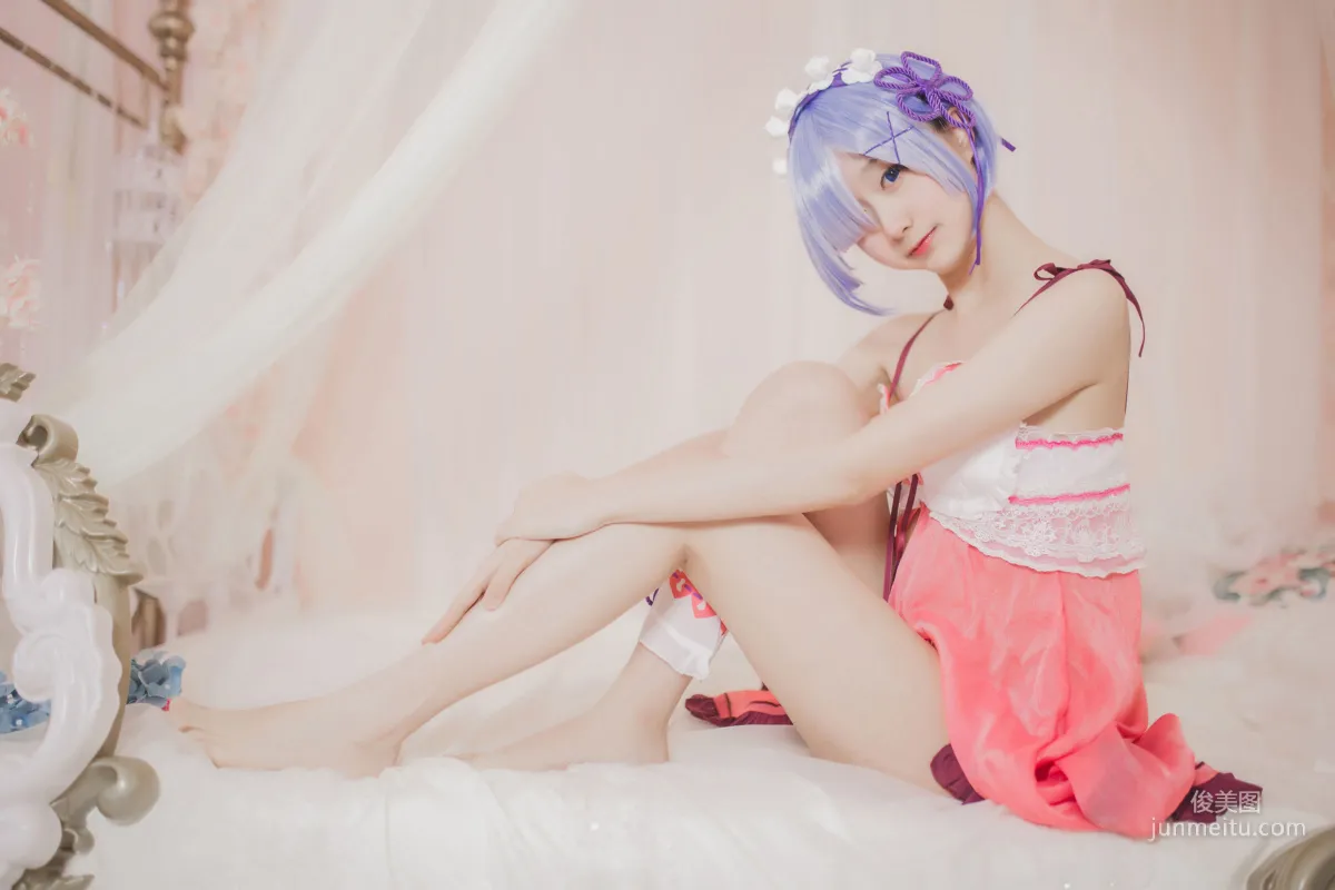 Mu Mianmian OwO Rem Pajamas [COSER Beauty] Photo Set photo 2