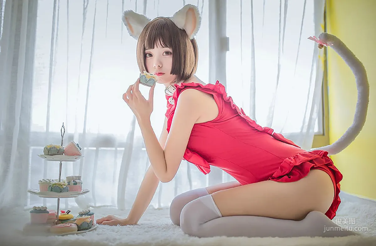Xiaoye Meizi w, Cat-Style Swimsuit + Magical Girl Illya [COSPLAY Beauty] Photo Set photo 5
