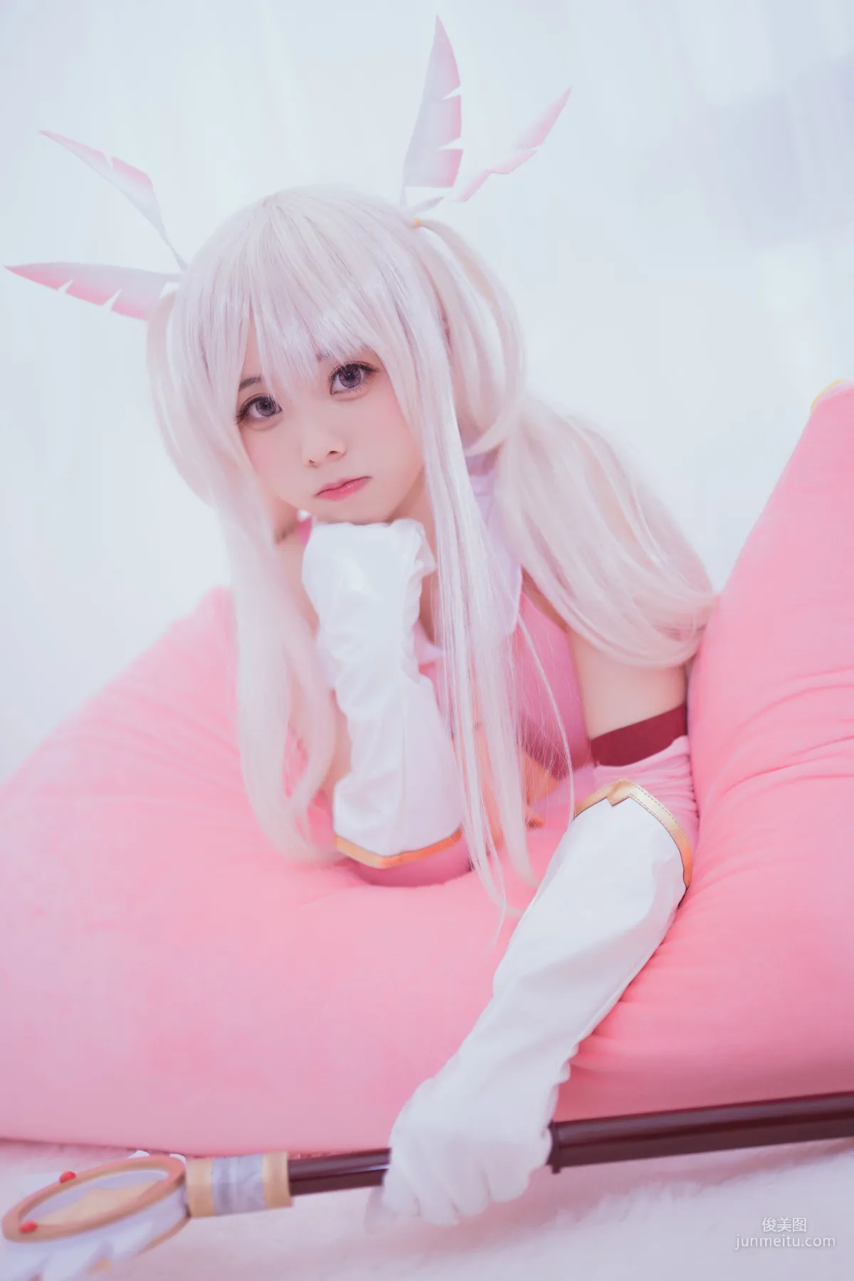 Xiaoye Meizi w, Cat-Style Swimsuit + Magical Girl Illya [COSPLAY Beauty] Photo Set photo 19