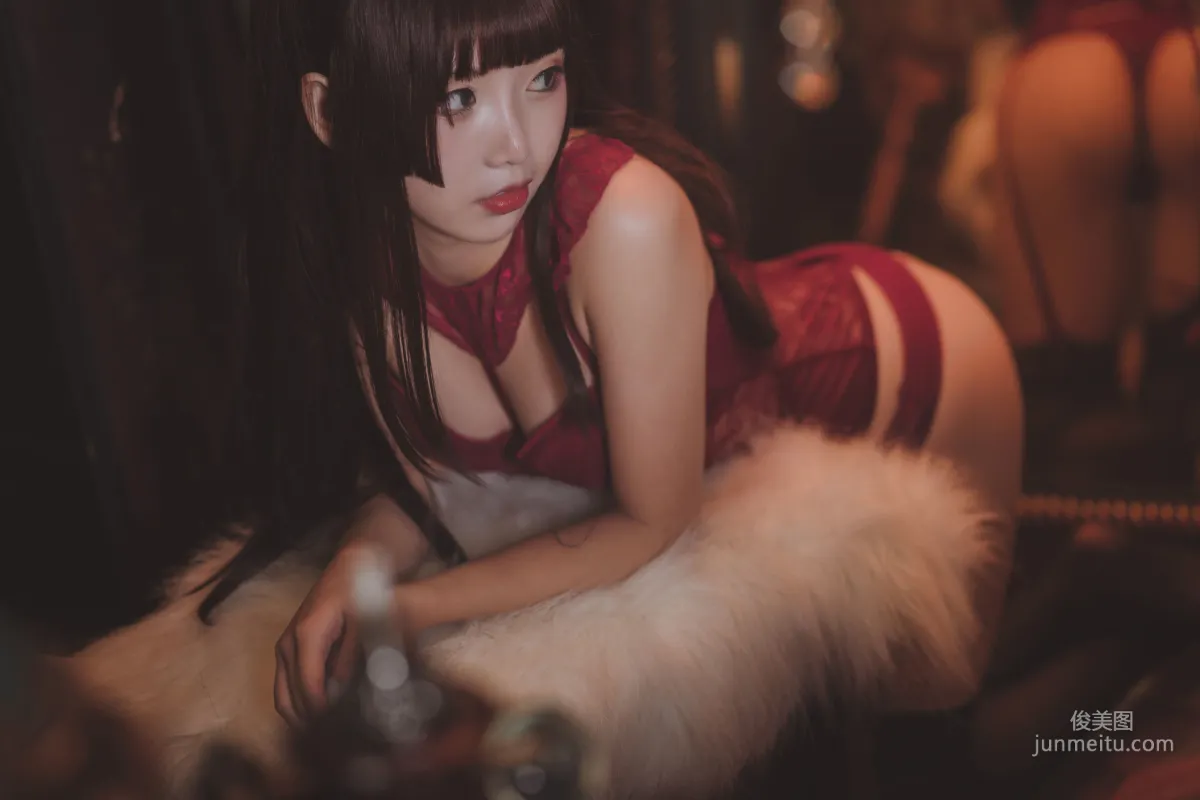 Mianbing Xianer, Inner Girl + Red Corset [Web Idols] Photo Set photo 12
