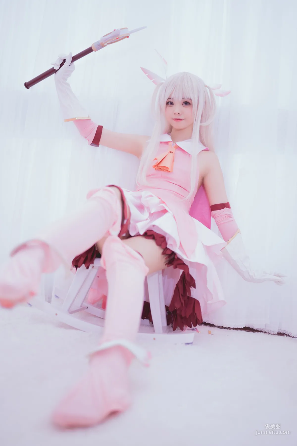 Xiaoye Meizi w, Cat-Style Swimsuit + Magical Girl Illya [COSPLAY Beauty] Photo Set photo 17