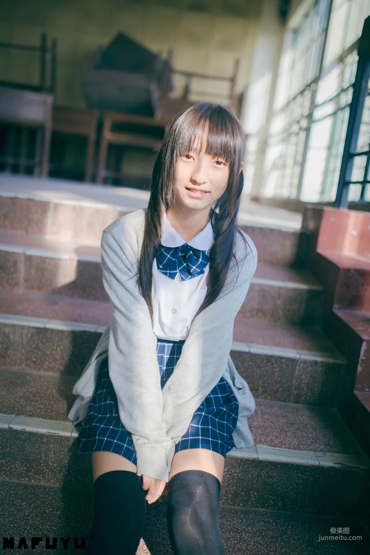 Shenle Banzhen Dong, Sunny School Uniform Series [COSPLAY Beauty] Photo Set photo 15