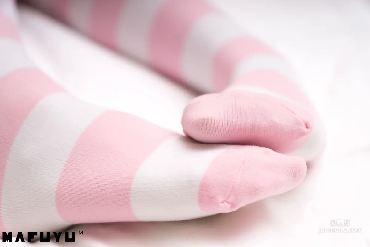 Shenle Banzhen Dong, Pink and White Stripes Series [Cosplay Collection] Photo Set photo 97
