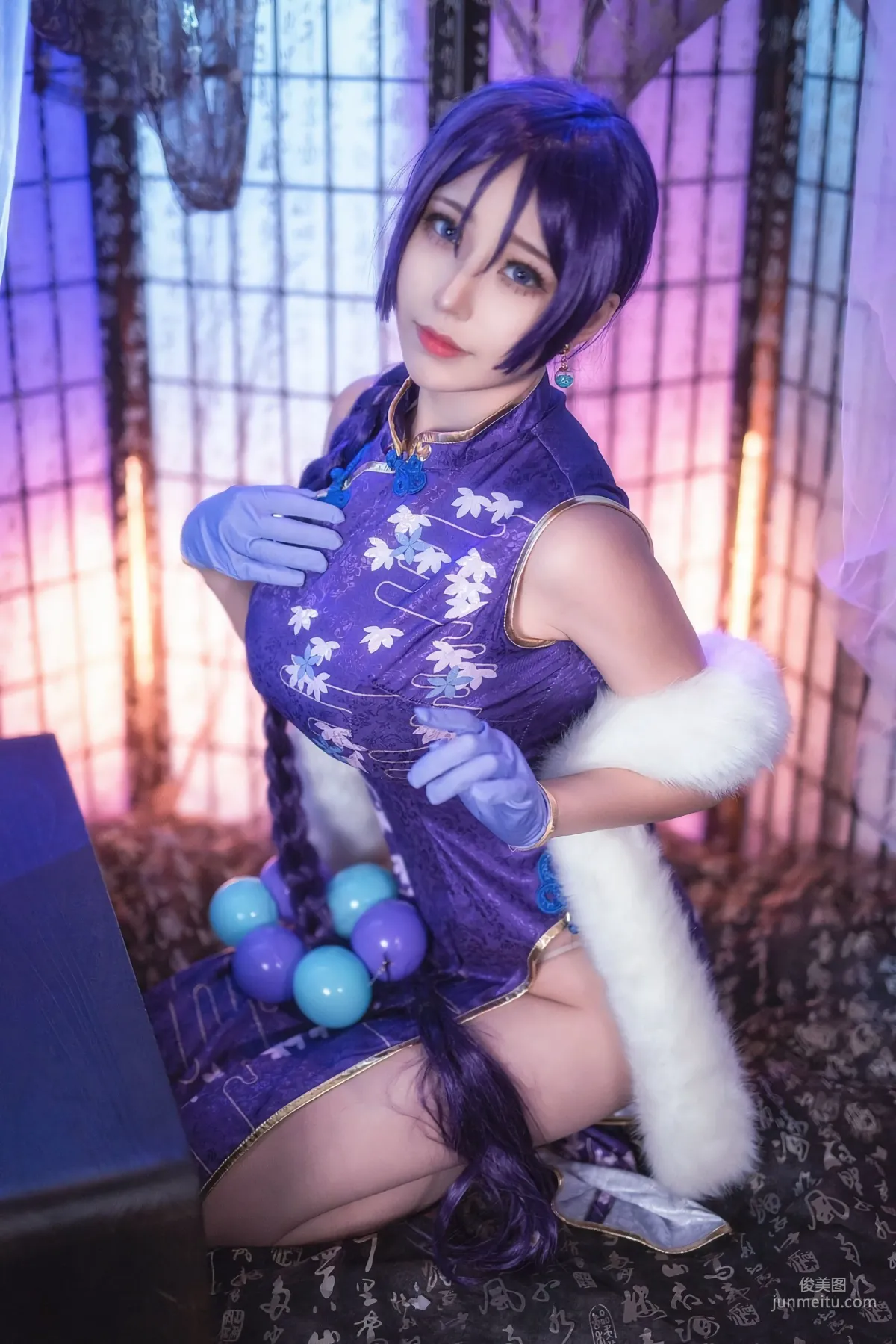 Mengmei Junye tako, FGO Nai Guang Cheongsam [COSPLAY Fan Benefits] Photo Set photo 11