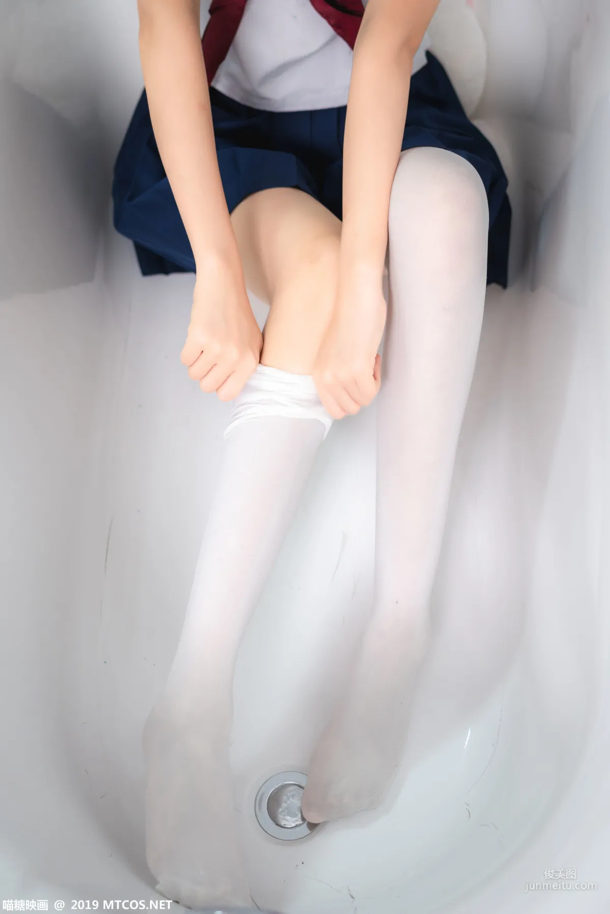 《藍白水手服少女》 [喵糖映畫] VOL.012 寫真集 27