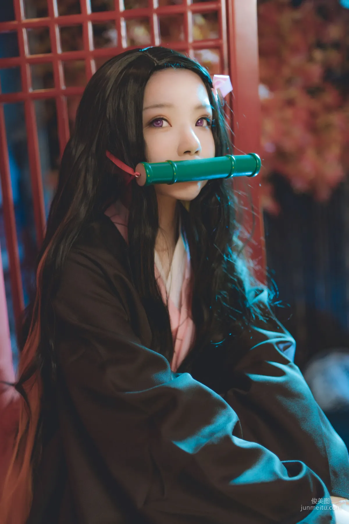 桜桃喵《灶门祢豆子》 [COSPLAY美女] 写真集9