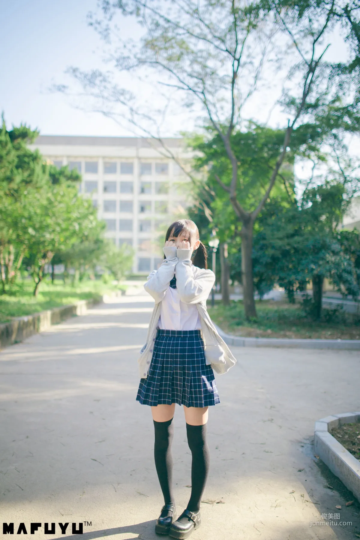 Shenle Banzhen Dong, Sunny School Uniform Series [COSPLAY Beauty] Photo Set photo 79