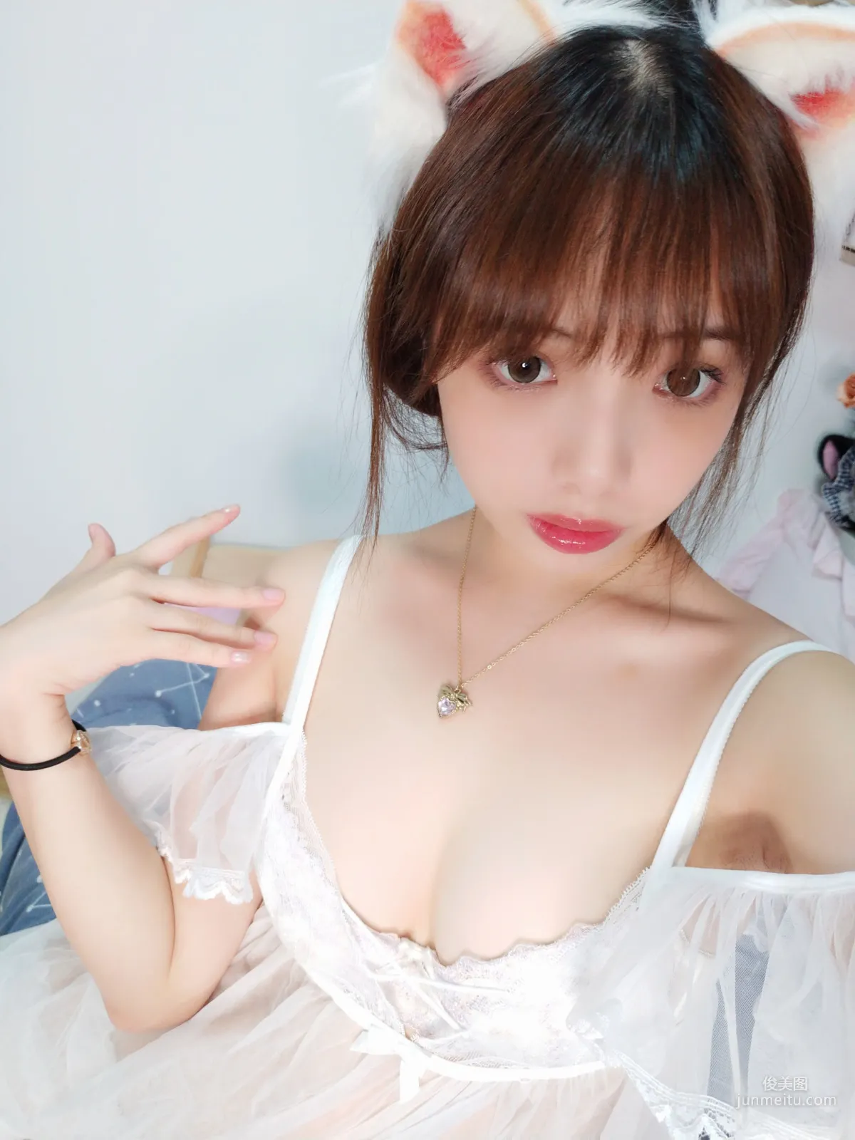 Wenmei Bujiang Daoli Self-Shot Book (Book 1) White Cat [Cosplay Collection] Photo Set photo 14