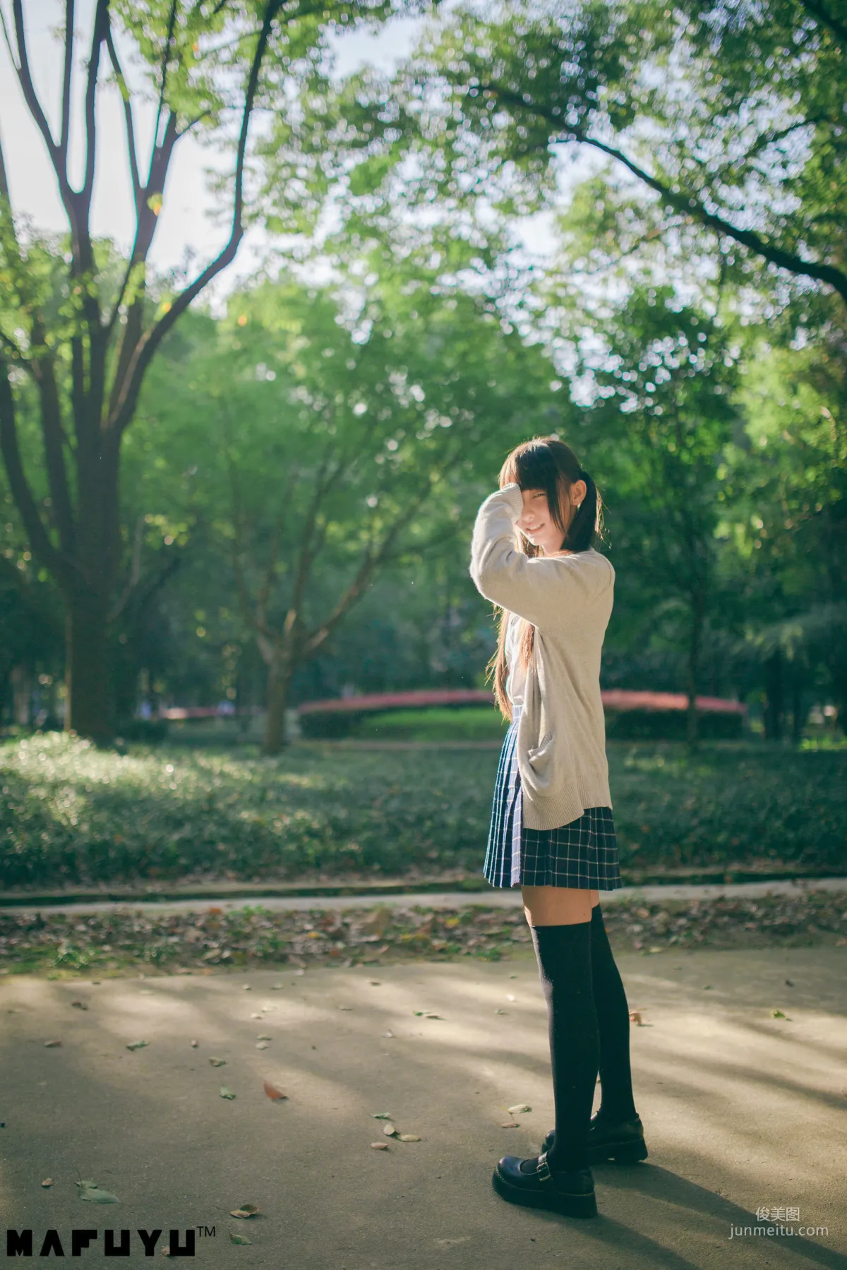 Shenle Banzhen Dong, Sunny School Uniform Series [COSPLAY Beauty] Photo Set photo 47