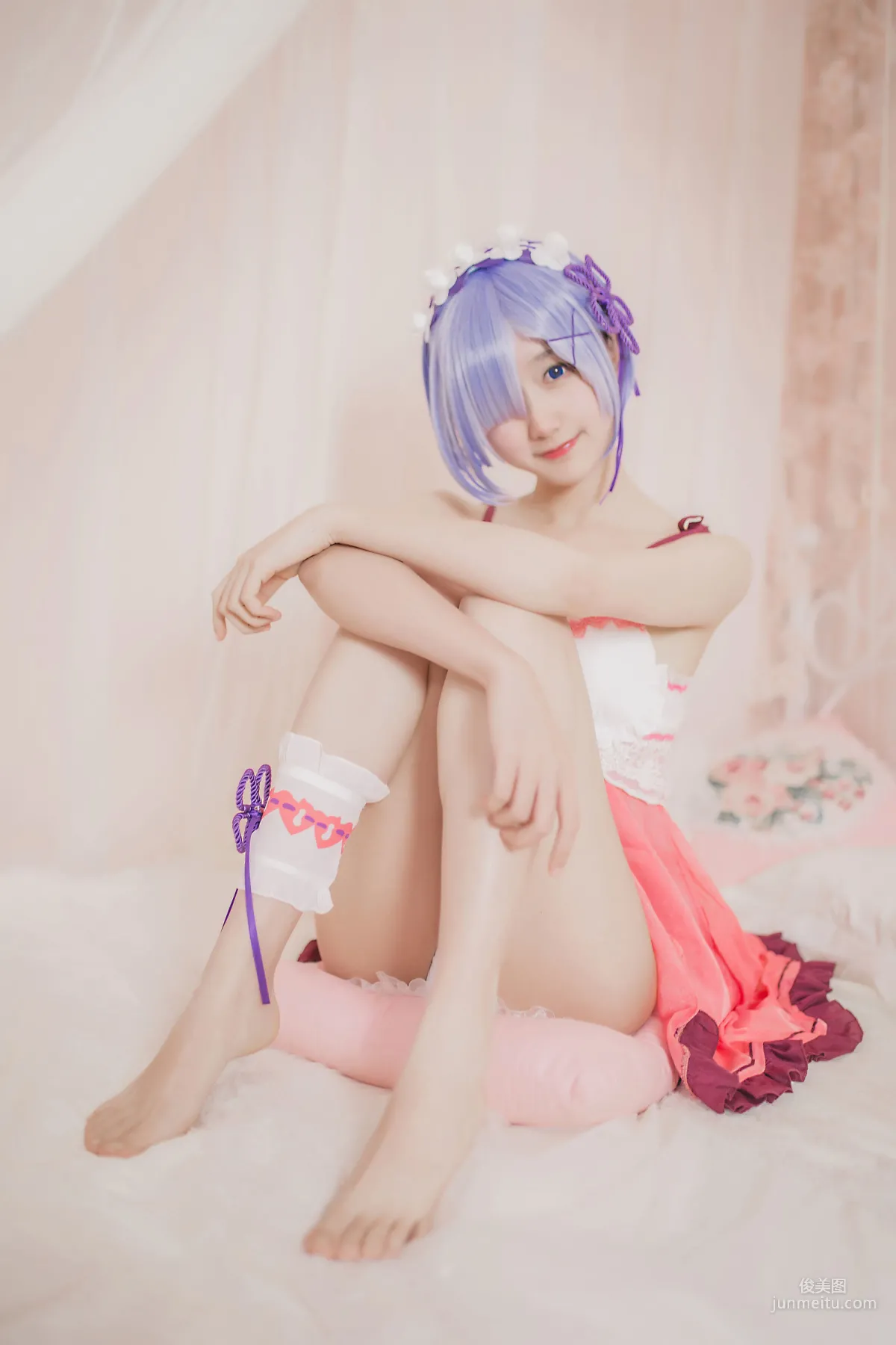 Mu Mianmian OwO Rem Pajamas [COSER Beauty] Photo Set photo 12
