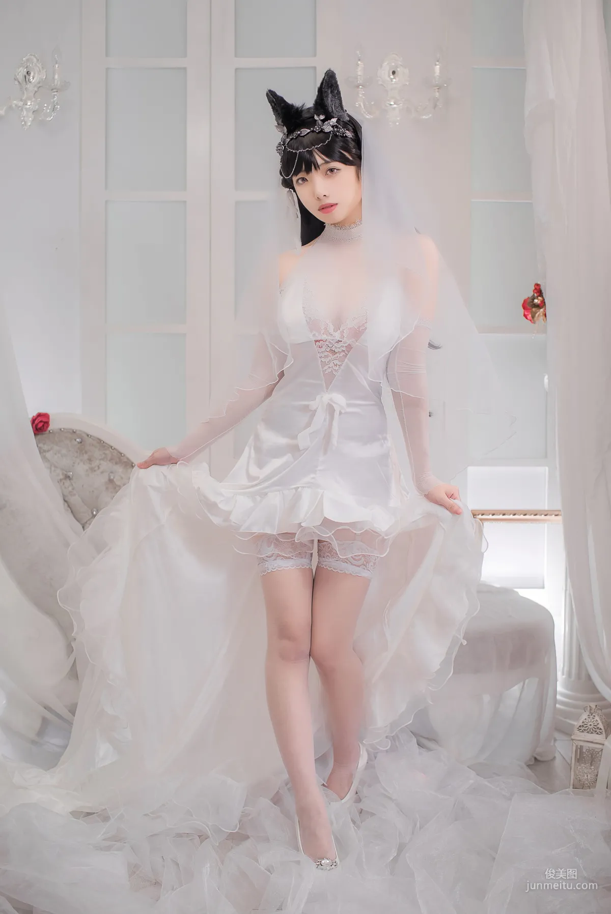 Wenmei Bujiang Daoli, Atago Bride [COSPLAY Web Idols] Photo Set photo 20