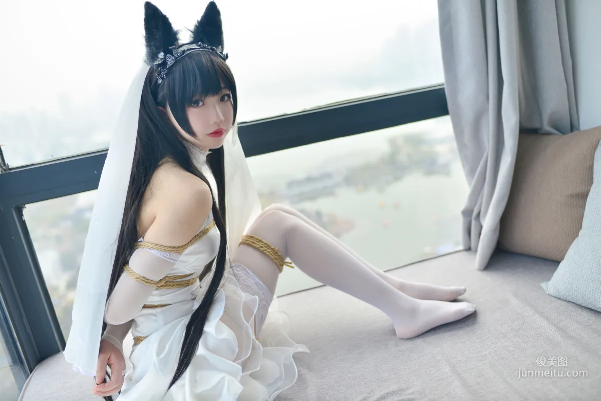 雪琪SAMA《爱宕婚纱》 [福利COSPLAY] 写真集34