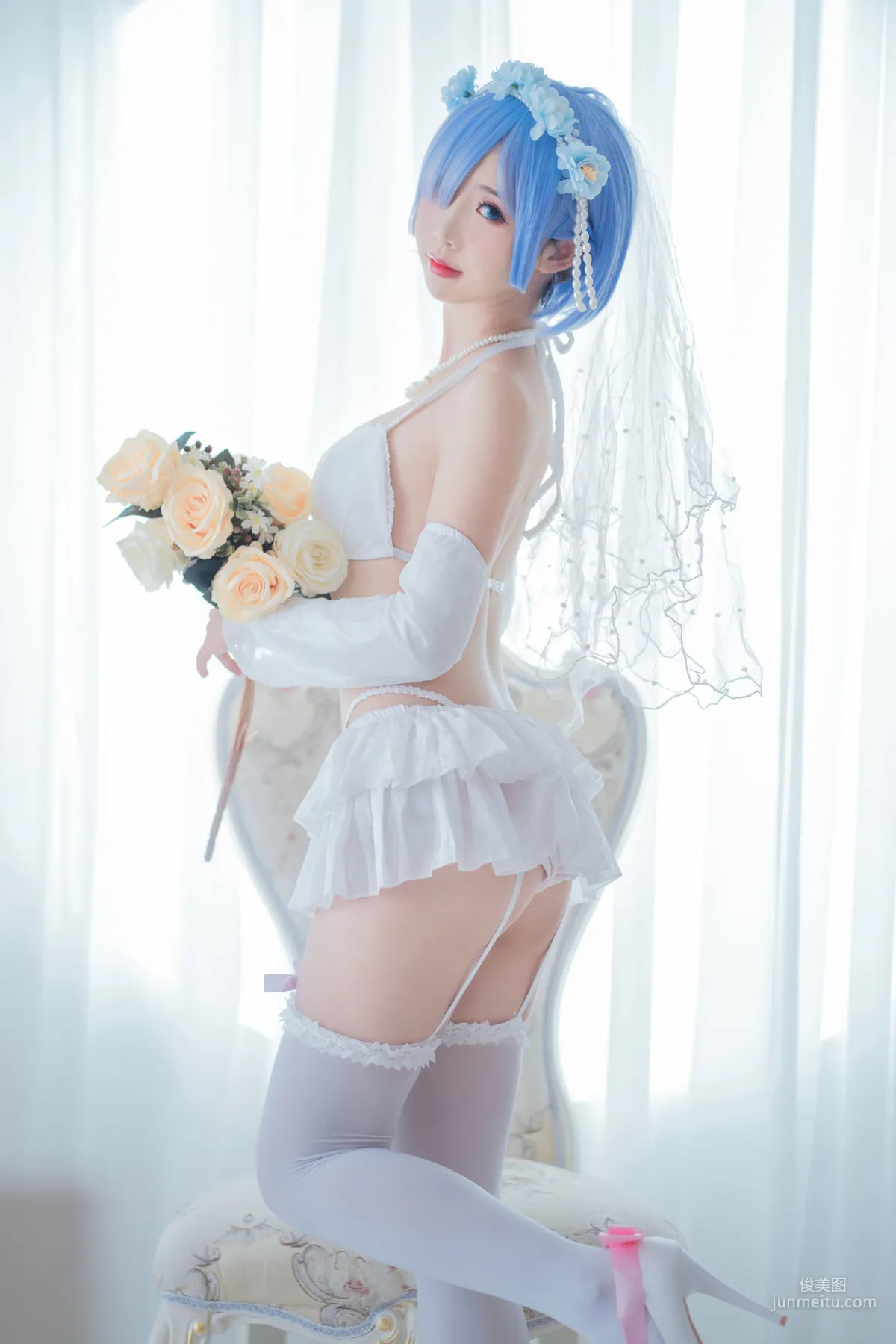 Mianbing Xianer Bride Rem [Cosplay] Photo Set photo 2