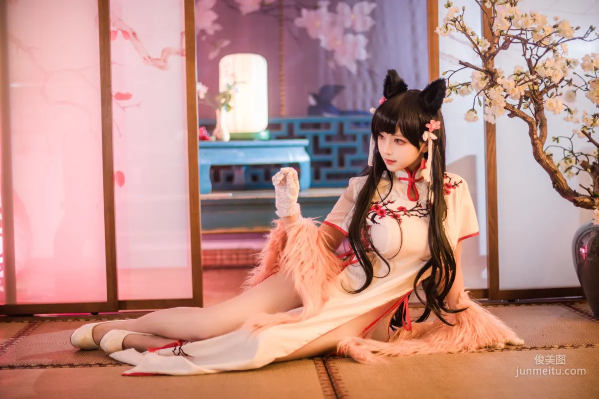 Shika Xiao Lulu, Atago Qipao [Cosplay] Photo Set photo 12