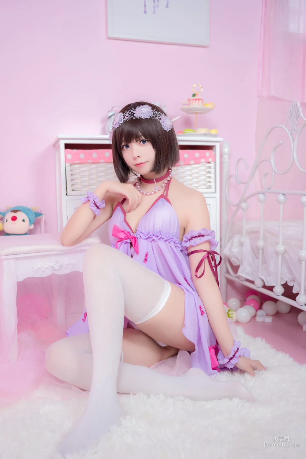 COSER Xiaoye Meizi w, Kato Megumi [Cosplay Beauty] Photo Set photo 12