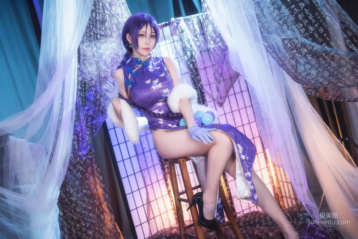 Mengmei Junye tako, FGO Nai Guang Cheongsam [COSPLAY Fan Benefits] Photo Set photo 2