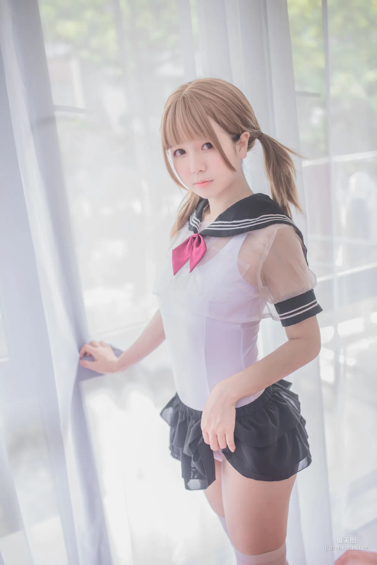白金Saki《學生服》 [COSPLAY福利] 寫真集 3