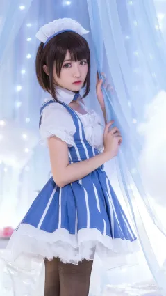 鳗魚霏兒《加藤惠+女仆》  [COSPLAY美女] 寫真集