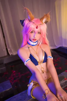 COSER神楽坂真冬《玉藻前舞娘 Mysterious Love》 [福利COSPLAY] 寫真集
