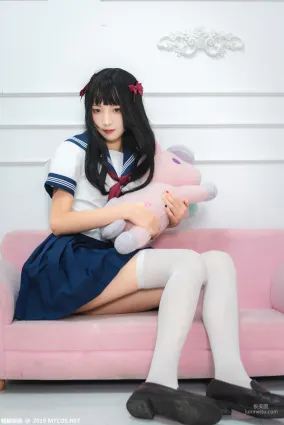 《藍白水手服少女》 [喵糖映畫] VOL.012 寫真集