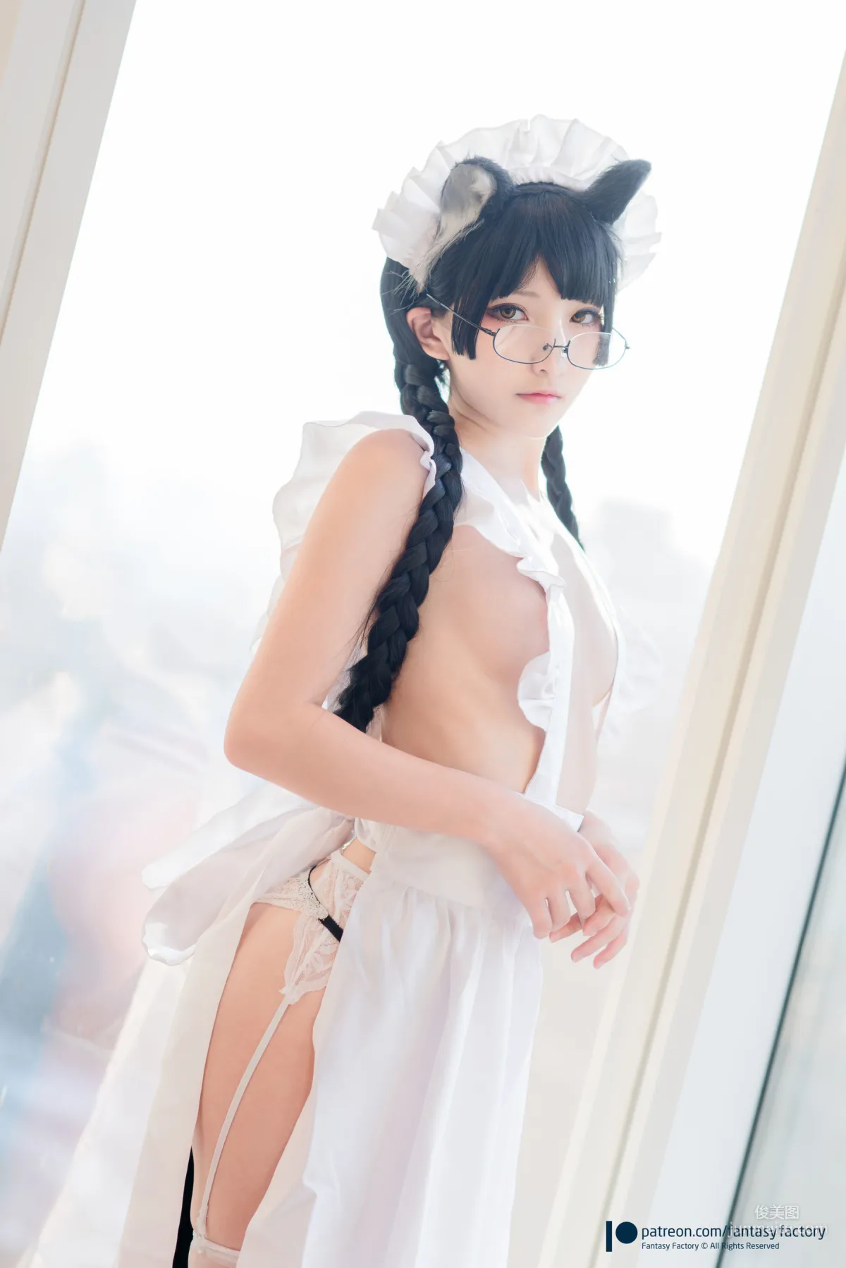 COSER小丁《黑猫女仆》 [Fantasy Factory] 写真集42