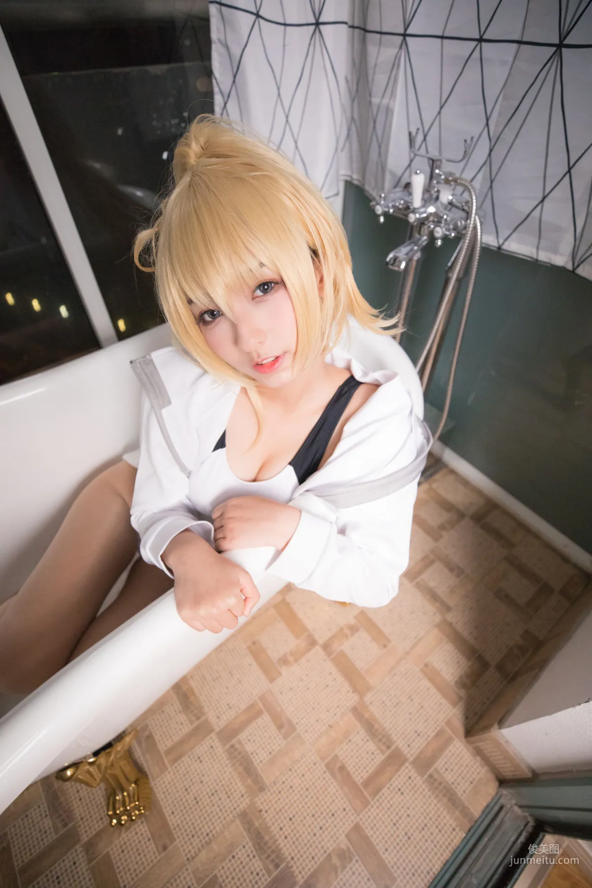 Kagurazaka Mafuyu Jeanne Swimsuit [Cosplay Girl] Photo Set photo 70